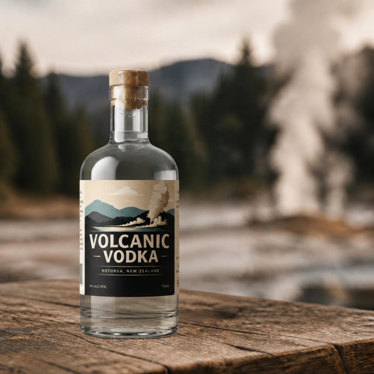 Geothermal Distilling - VOLCANIC VODKA - 700ml - 40%